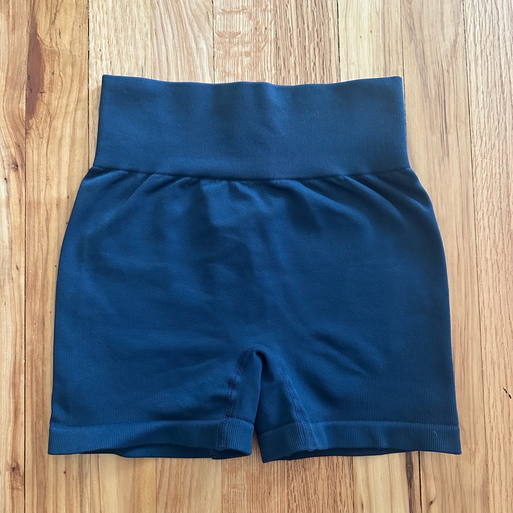 PrettyLittleThing Blue Athletic Shorts
